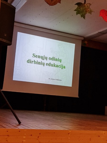 Edukacija „Senoviniai odos dirbiniai“