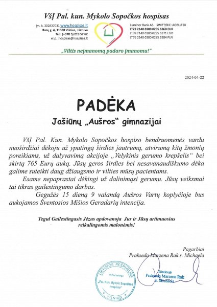 Padėka