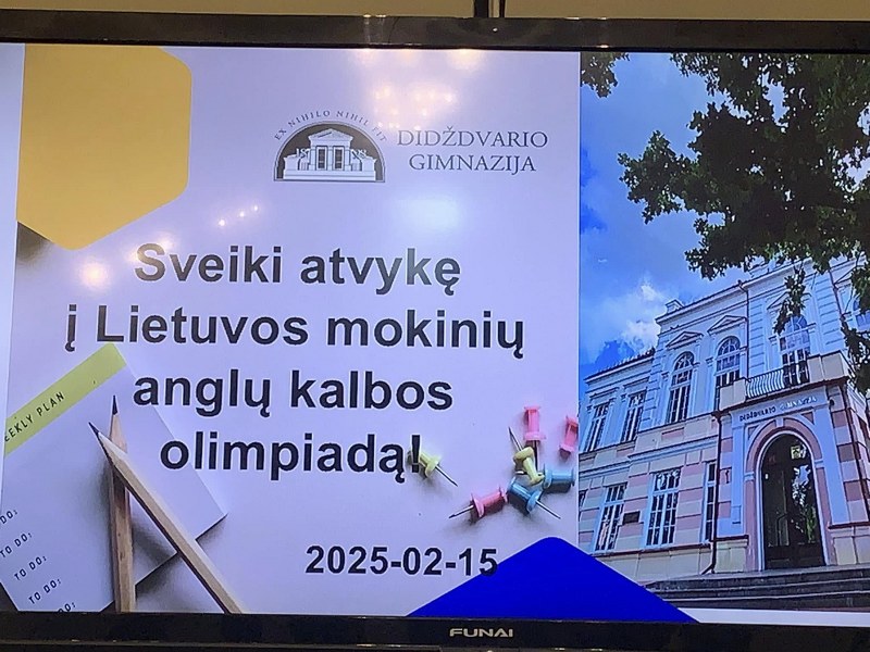Dalyvavimas Respublikinėje olimpiadoje