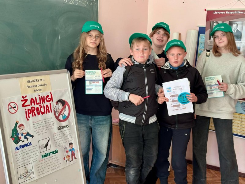 Apie žalingus įpročius – atvirai