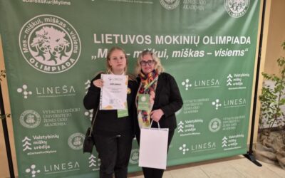 Dalyvavimas respublikinėje miškininkystės olimpiadoje