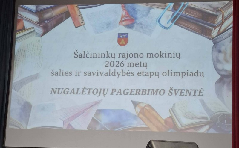 Didžiuojamės!